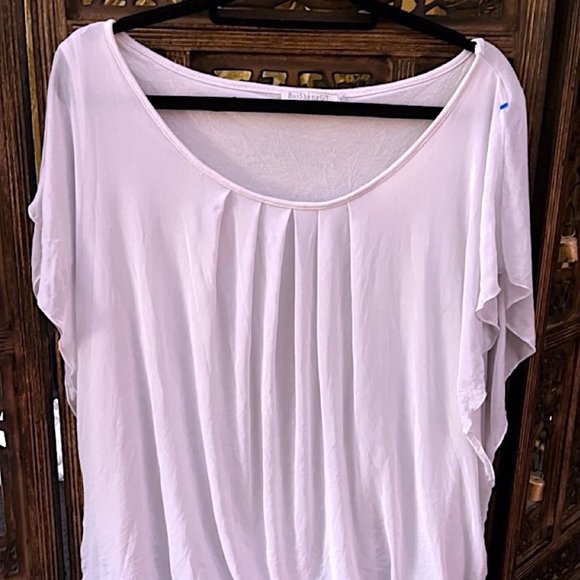 BAISHENG GT WHITE BOAT NECK CAPE TOP 2XL - Picture 1 of 6